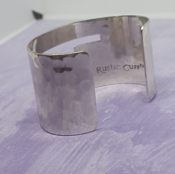 Rustic Cuff Oklahoma Cut Out Silver Tone Cuff Bracelet - Picture 2 of 6
